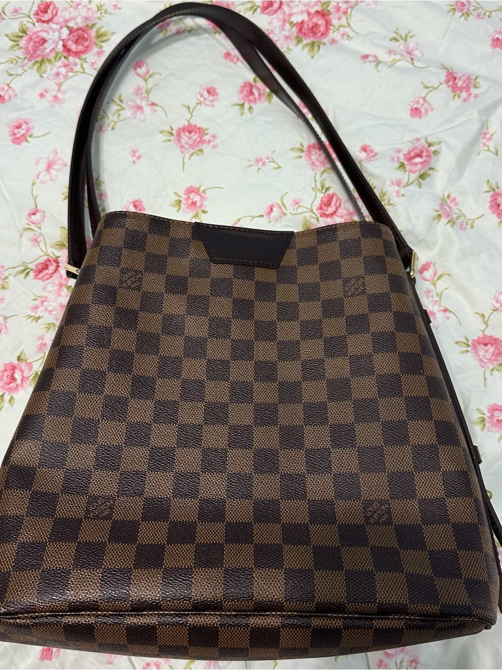 Louis Vuitton Brown Damier Ebene Shoulder Bag